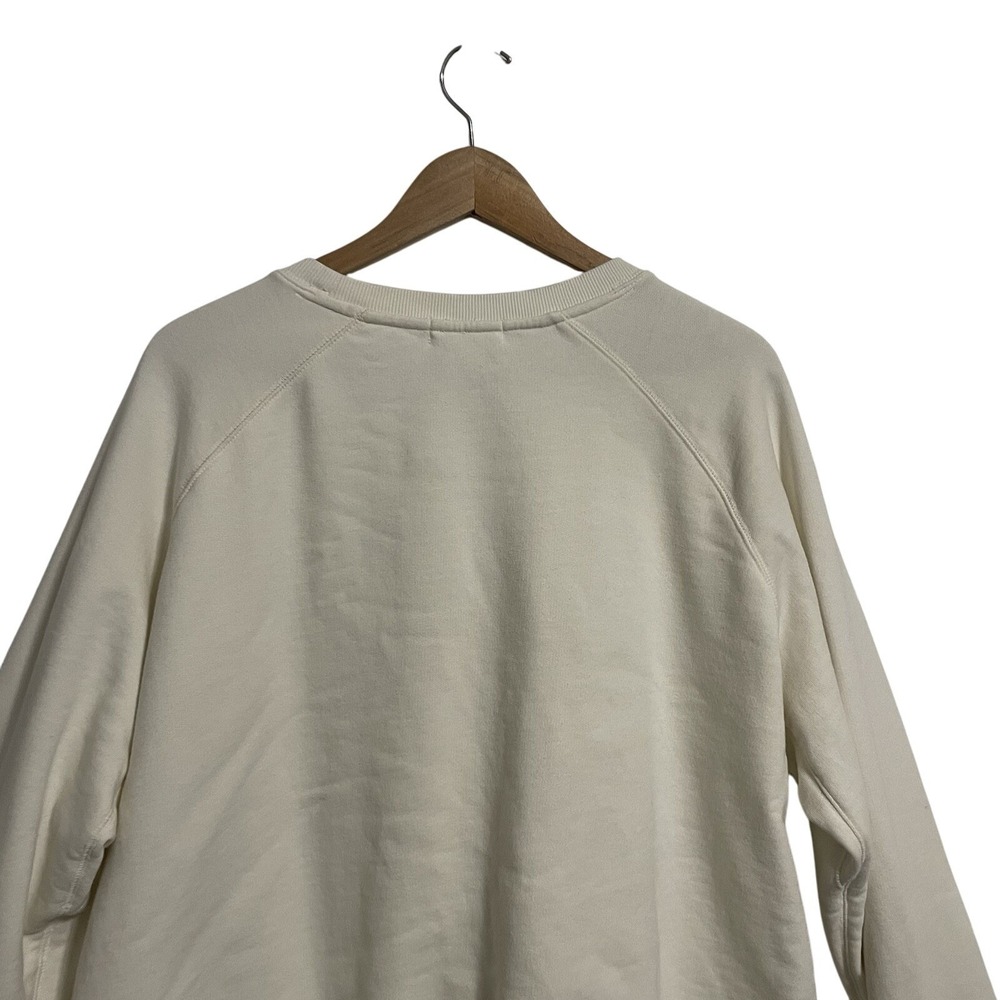 PELOTON Cream Raglan Sweatshirt Logo Pullover Athleisure Women's Size 2X - Picture 11 of 12